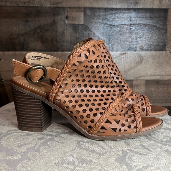 R2 Shoes - Report R2 Slingback Brown Sandals Size 8